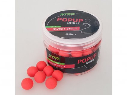 Stég Pop-Up Boilie Spicy 13mm 50g