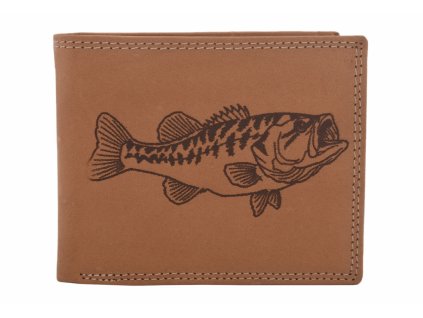 MERCUCIO Peněženka ze světlé kůže - Candát