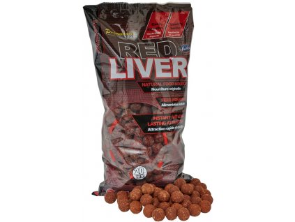 STARBAITS Boilies Red Liver 2kg 20mm