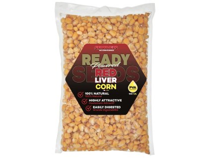 STARBAITS Kukuřice Ready Seeds Red Liver 1kg