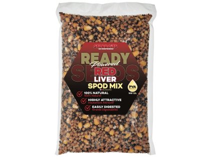 STARBAITS  Směs Spod Mix Ready Seeds Red Liver 1kg