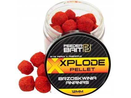 FeederBait Xplode Pop-Up Pellet 12 mm R72 - Broskev / Ananas