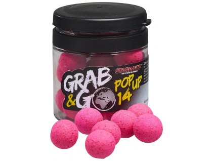 STARBAITS Plovoucí boilies POP-UP G&G Global Strawberry Jam 14mm 20g