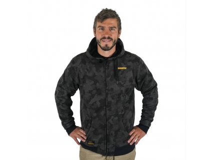 Mikbaits  Bunda se zipem Black Camou Sherpa černá XL
