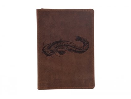 MERCUCIO Rybářská dokladovka světlehnědá vzor 6 sumec celý