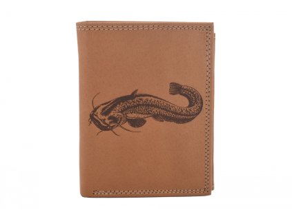MERCUCIO Pánská peněženka natural vzor 6 sumec celý