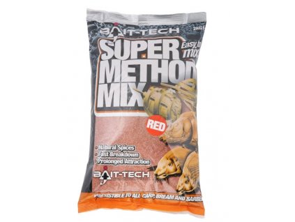 Bait-Tech Krmítková směs Super Method Mix Red 2kg