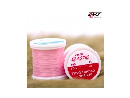 Hends Elastic 0,08mm 91m - Tmavě růžová