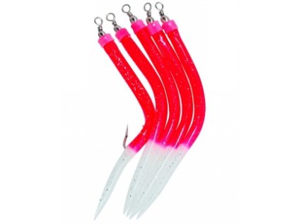 ICE fish Treskové papriky nenavázené Trubičky fluo - červené 8/0