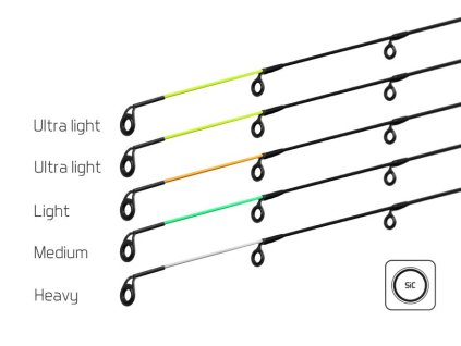 DELPHIN Set špiček Delphin Magma LIGHT+DUO / 5ks