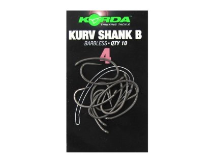 Korda Háčky Kurv Shank bez protihrotu 10ks (Varianta Korda Háčky Kurv Shank bez protihrotu 10ks vel. 4)
