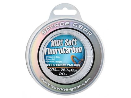 Savage Gear Soft Fluoro Carbon 0.39mm 35m 9.4kg 21lb