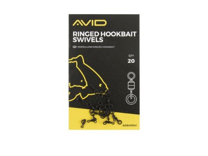 Avid Carp Micro obratlík s kroužkem Ringed Hookbait Swivels 20ks