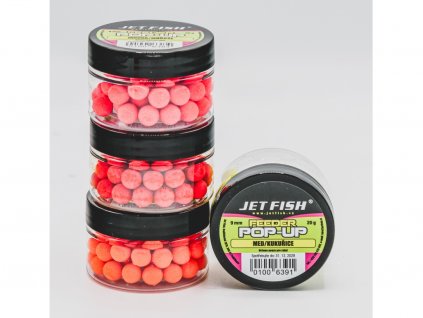 Jet Fish Plovoucí boilies Feeder POP-UP 20g- 9mm MED / KUKUŘICE