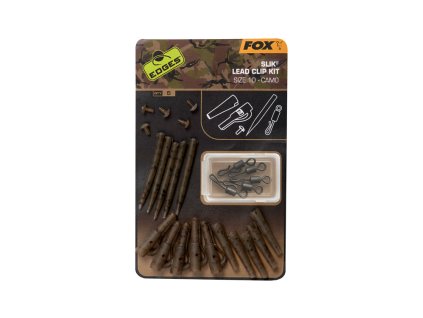 Fox International Sada Edges Camo Slik Lead Clip Kit vel. 10 (Varianta Fox International Sada Edges Camo Slik Lead Clip Kit vel. 10)