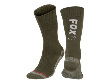 Fox International Ponožky Black/Orange Thermolite Long Sock