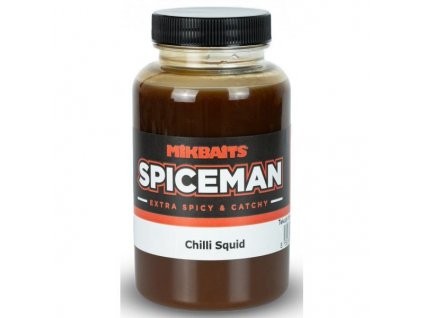 mikbaits booster spiceman chilli squid 250 ml