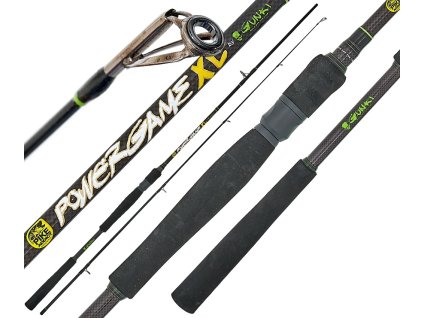 GUNKI Rybářský prut Power Game XL S 2,4 m H 15 - 50 / 70 g