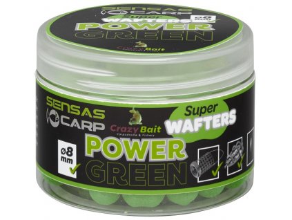 Sensas Wafters Super Power Green (česnek) 8mm 80g