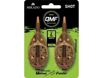 Mikado KRMÍTKO - METHOD FEEDER SHOT Q.M.F. SYSTEM L - 50g - 2 ks
