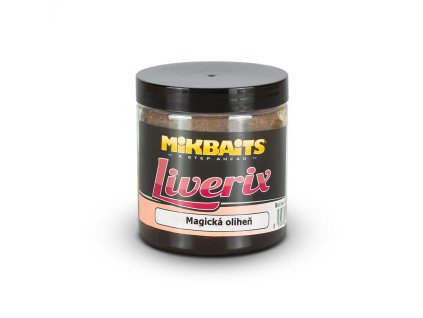 Mikbaits Liverix boilie v dipu 250ml - Magická Oliheň 24mm