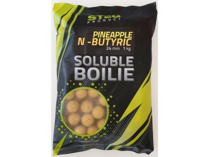 Stég Soluble Boilie 24mm 1kg - Pineapple