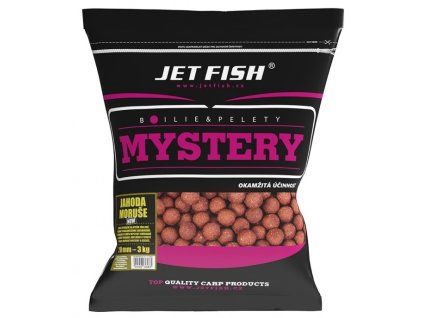 Jet Fish Mystery boilie 3kg - 20mm : JAHODA / MORUŠE NEW