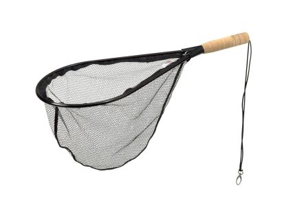 DAM Podběrák s Korkovou Rukojetí a Pogumovanou Síťkou WATKESCHER MIT KORKGRIFF 60X28CM GUMMIERT