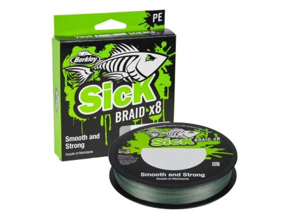 Berkley Šňůra Sick Braid Moss Green 150 m (Varianta Berkley Šňůra Sick Braid Moss Green 0,14 mm 150 m)