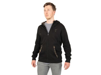 Fox International Mikina Fox LW Black/Camo Zip Hoody L