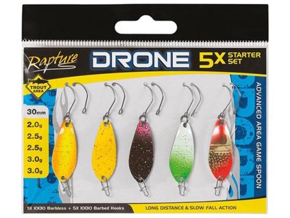 Rapture Set plandavek AREA SPOON DRONE 5x Starter SET 1 30mm 2-3g