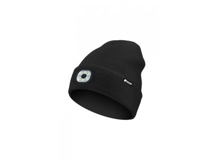 Holdcarp Zimní čepice s dobíjecím led světlem Beanie - černá