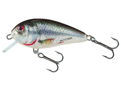 SALMO Wobler Butcher Floating 5cm HOLOGRAPHIC REAL DACE