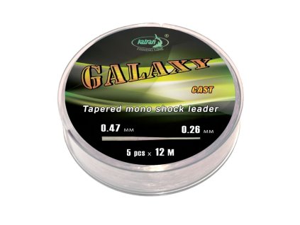 Katran Ujímaný šokový vlasec GALAXY CAST (Varianta Katran Ujímaný šokový vlasec GALAXY CAST 0,26-0,47mm 5x12m)