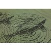 Karel Nikl  Triko Artist Series/Carp Beneath The Surface zelené/army - XXL