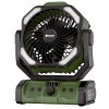 Holdcarp Ventilátor se světlem a dálkovým ovladačem Rechargeable DoubleMotor Fan