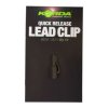 Korda Závěsky Quick Release Lead Clips Weed / Silt