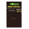 Korda Obratlík s kroužkem Flexi Ring Swivels 8ks vel. 11