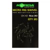 Korda Mikro obratlík - Micro Rig Swivel vel. 20 (Varianta Korda Mikro obratlík - Micro Rig Swivel vel. 20)