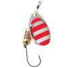 Effzett SINGLEHOOK SPINNER (Varianta Effzett SINGLEHOOK SPINNER #1 3G RED STRIPES)