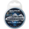 Savage Gear Fluorocarbon SEMI-SOFT SEABASS 30m (Varianta Savage Gear Fluorocarbon SEMI-SOFT SEABASS 30 m 0,21 mm 2,7 kg 5,95 lb CLEAR)