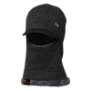 Savage Gear Fleecová kukla s kšiltem FLEECE BALACLAVA ONE SIZE BLACK/GREY
