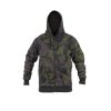 Avid Carp Mikina se zipem Distortion Camo Zip Hoodie