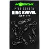 Korda Obratlík PTFE Ring Swivel vel. 11 8ks (Varianta Korda Obratlík PTFE Ring Swivel vel. 11 8ks)