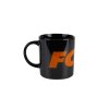 Fox International Keramický hrneček Black and Orange Logo Ceramic Mug