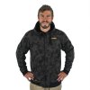 Mikbaits  Bunda se zipem Black Camou Sherpa černá XL