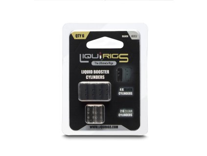 Liquirigs - Liquid Zig Booster kapsle, černá a čirá 4+2ks