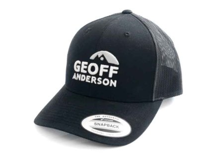 Kšiltovka Geoff Anderson SnapBack síťová s logem černá