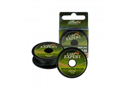 CARP EXPERT ŠNÚRA SKIN LINE MACHOVO ZELENÁ 10M