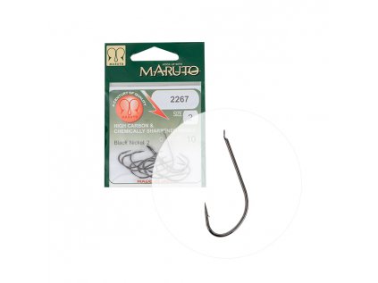 Maruto horog 8366bl carp hooks barbless straight eye forged  E